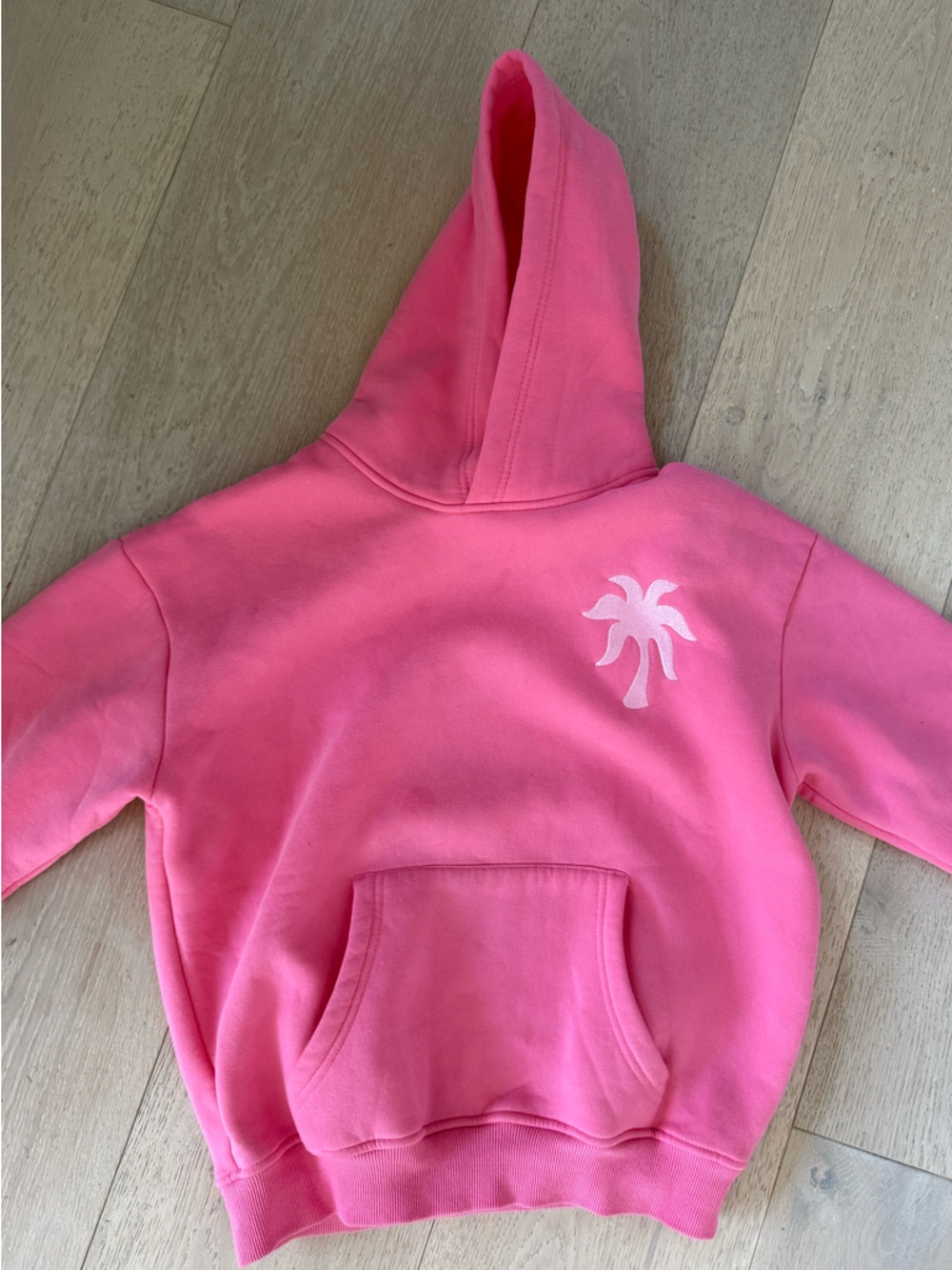 Pink Palm Puff Sweatshirt